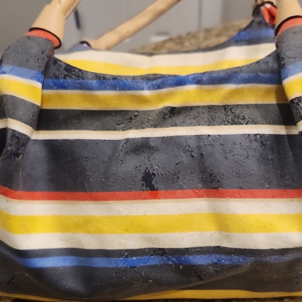 Kate Spade Colorful Striped‎ REHAB BAG - Picture 7 of 8